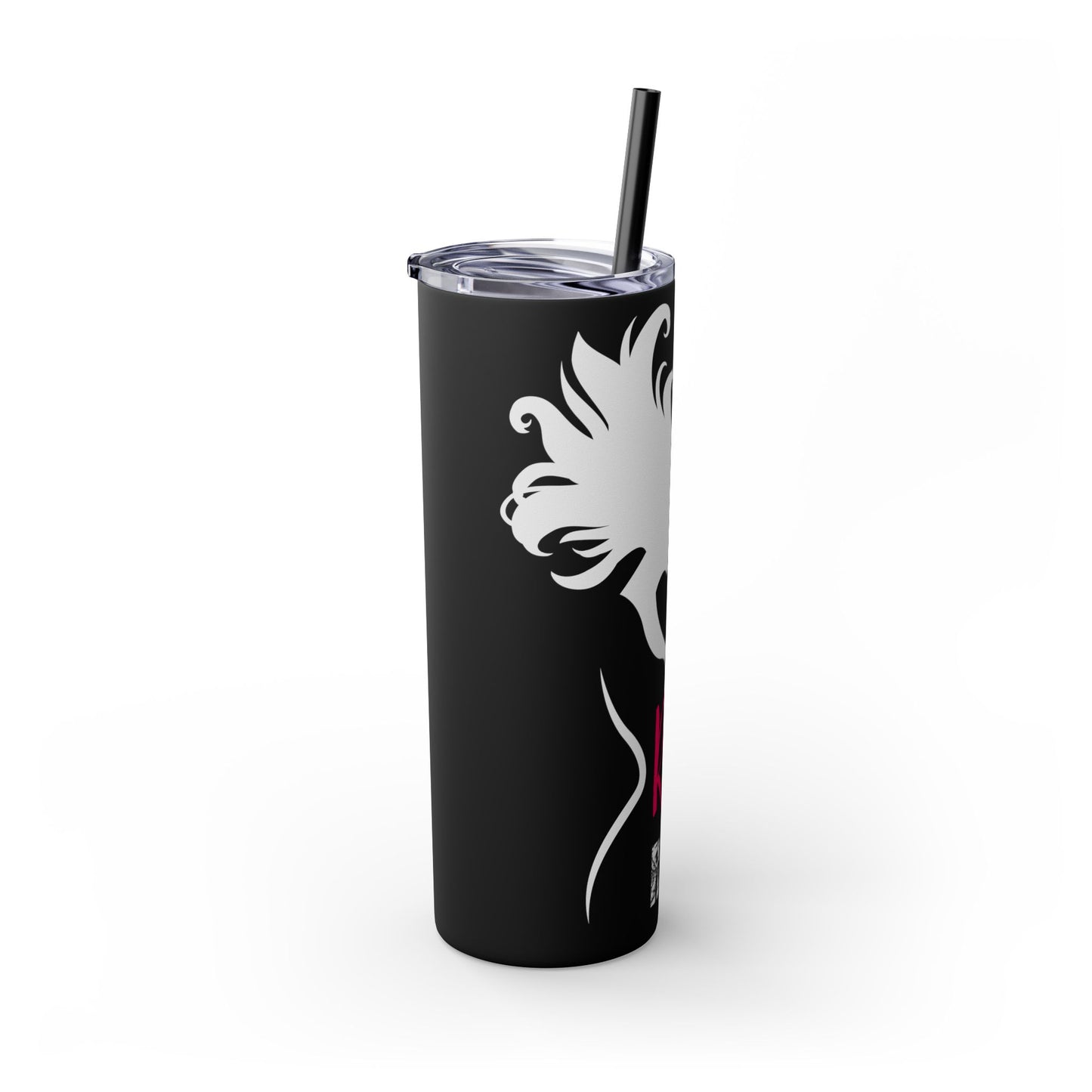 Rebel Ragdoll ICON Skinny Tumbler with Straw, 20oz