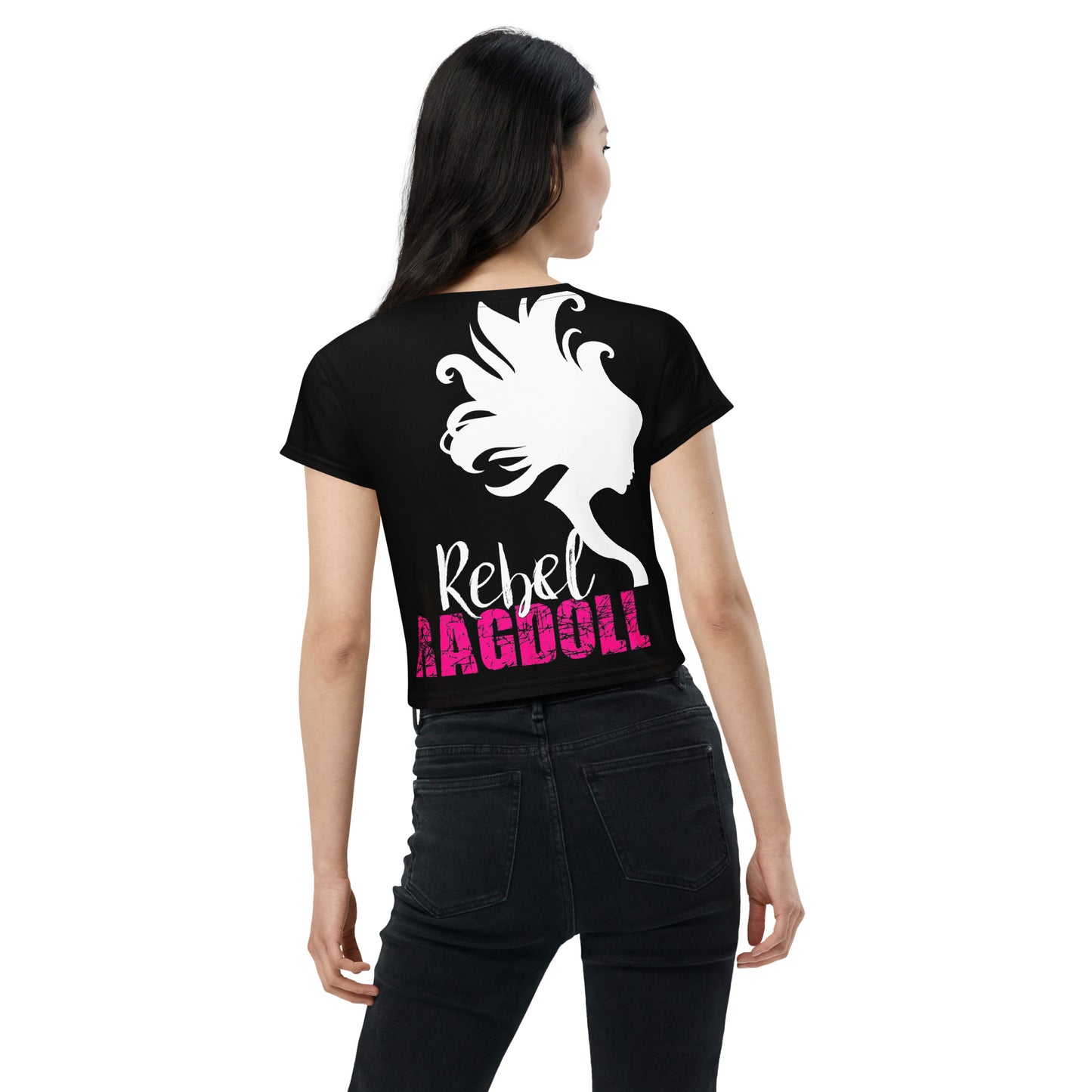 Rebel Ragdoll ICON Print Crop Tee (w/ Back Print)