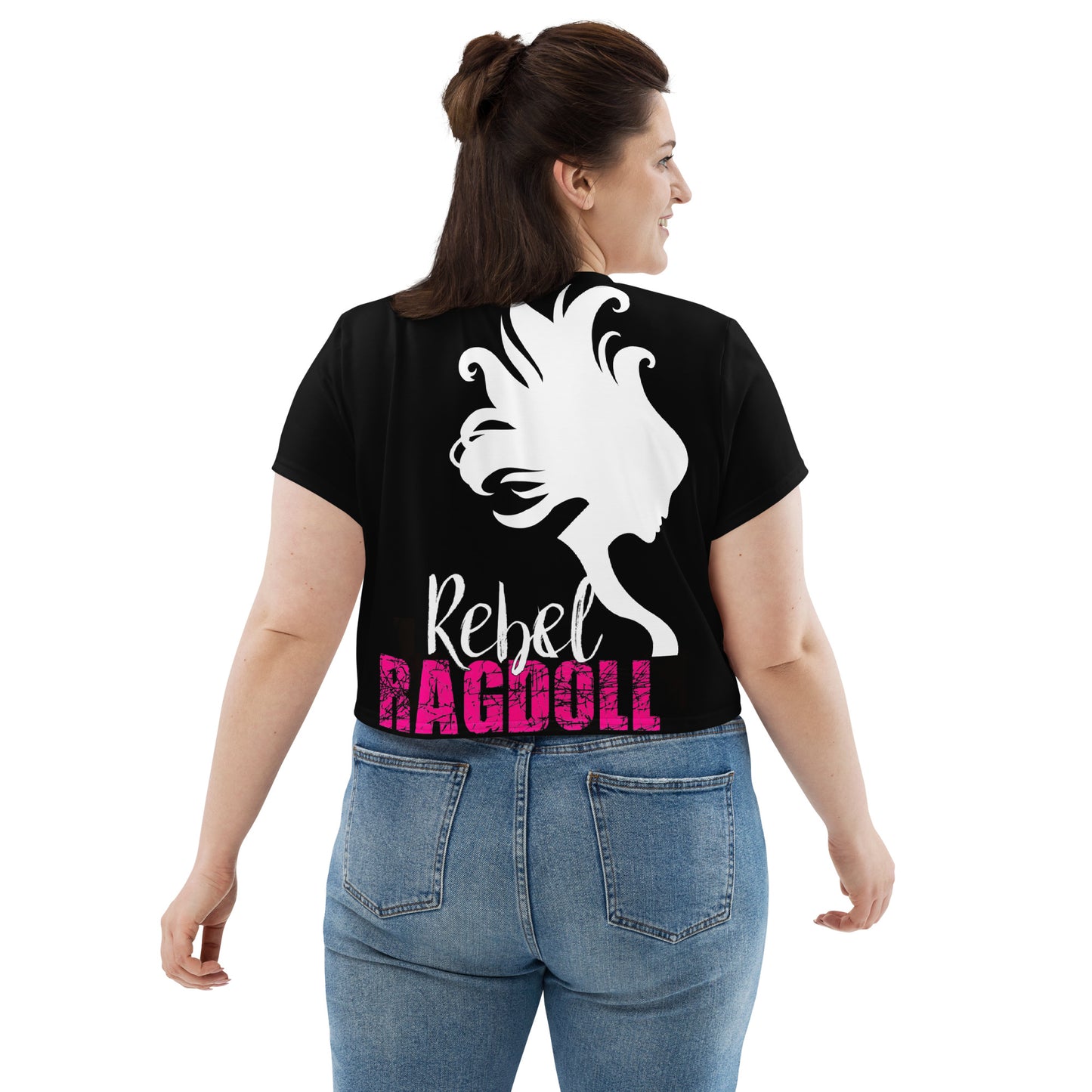 Rebel Ragdoll ICON Print Crop Tee (w/ Back Print)