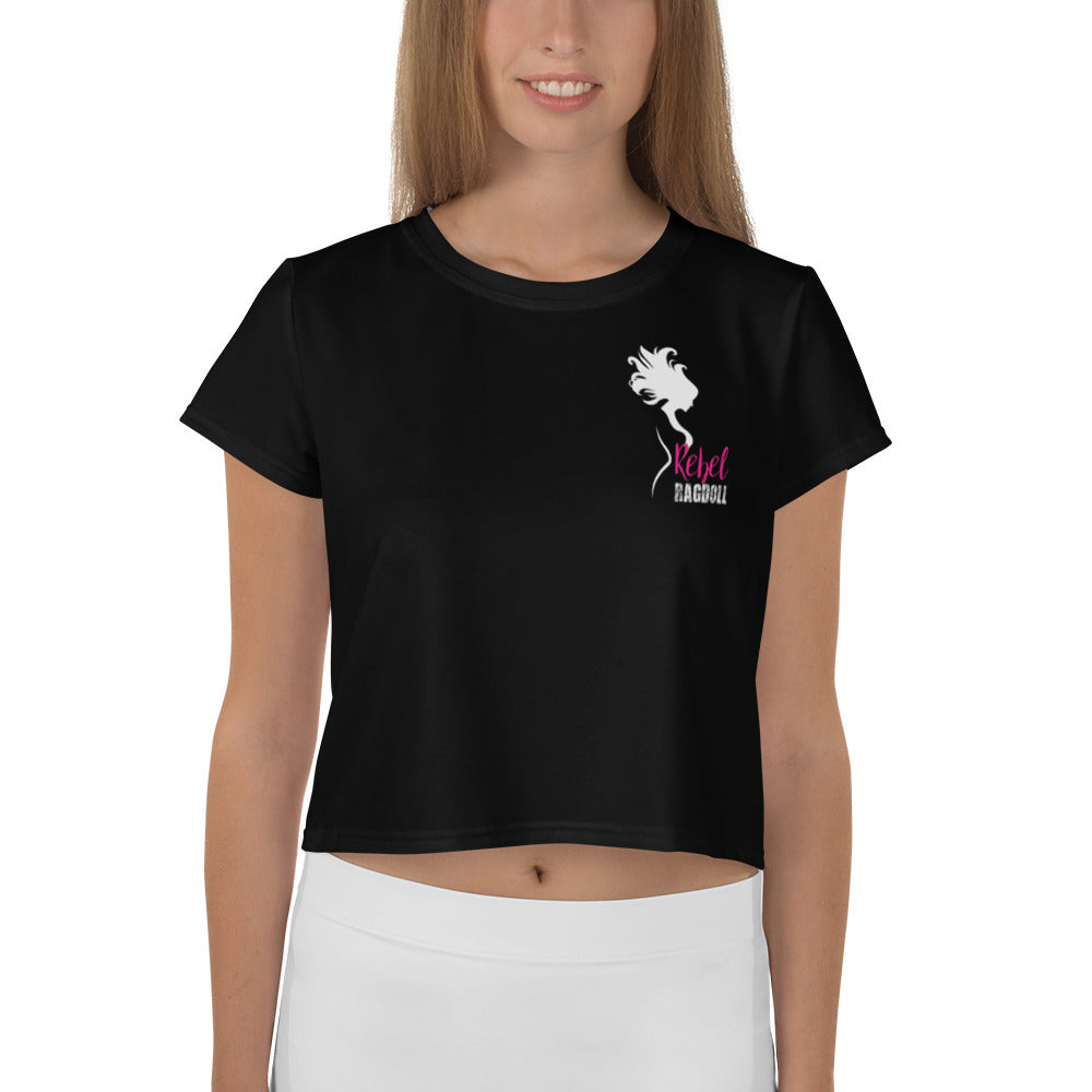 Rebel Ragdoll ICON Print Crop Tee (w/ Back Print)
