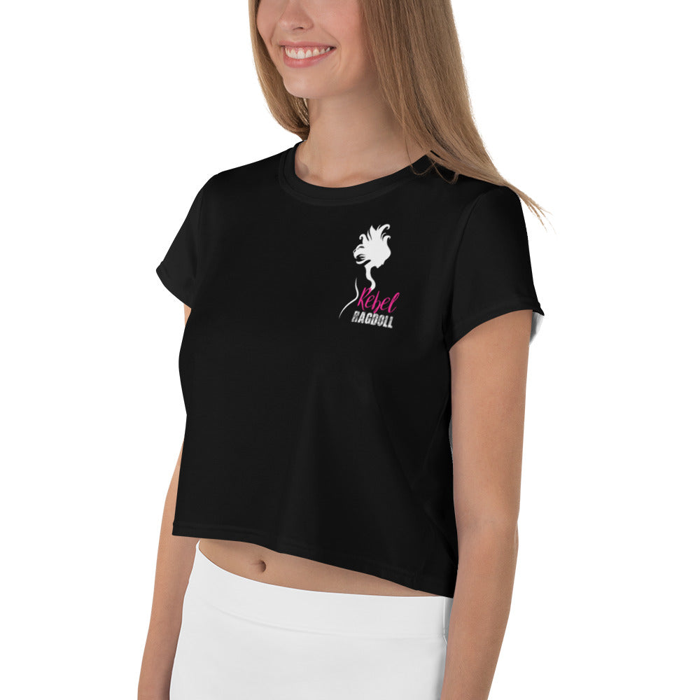 Rebel Ragdoll ICON Print Crop Tee (NO BACK PRINT)