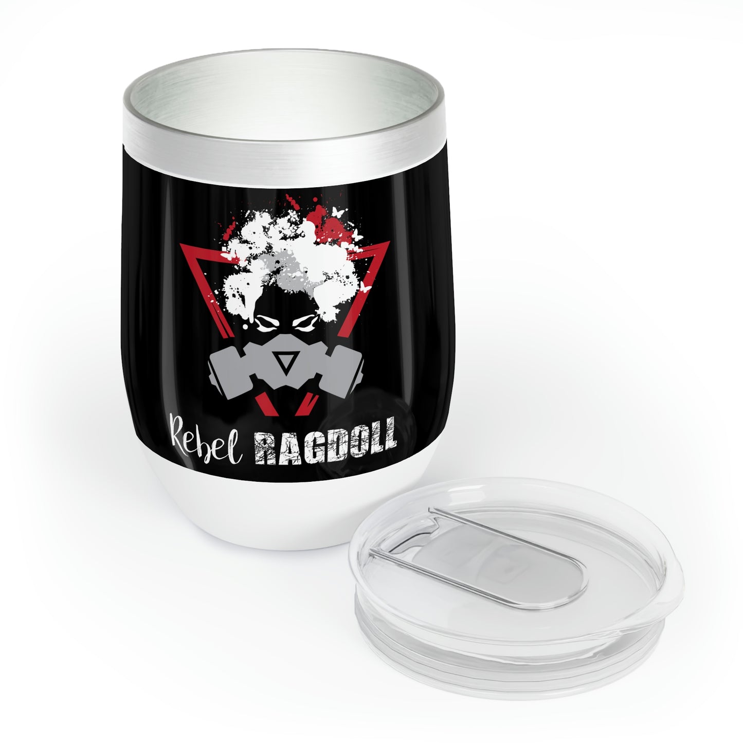 Afro Dystopia Chill Wine Tumbler