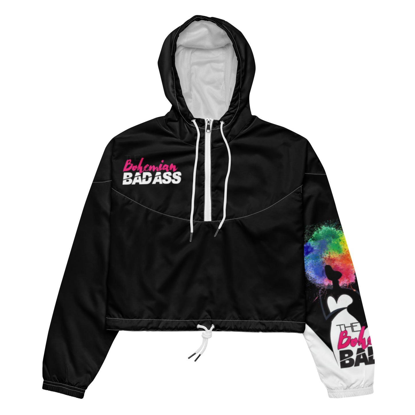 B-Badass Women’s Cropped Windbreaker