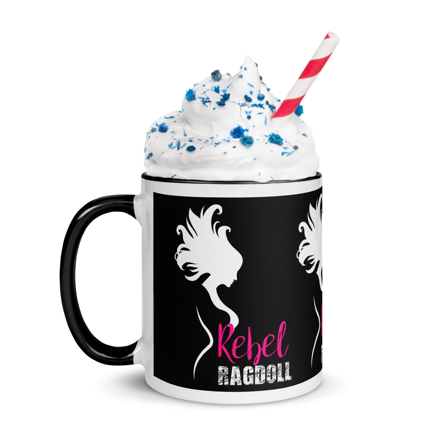 Rebel Ragdoll ICON Mug (Pink & White)