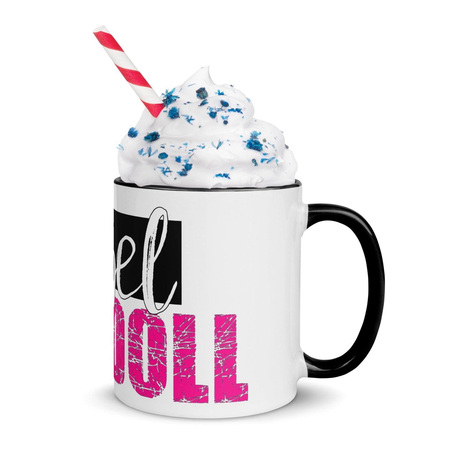 Rebel Ragdoll Mug (Pink & White)