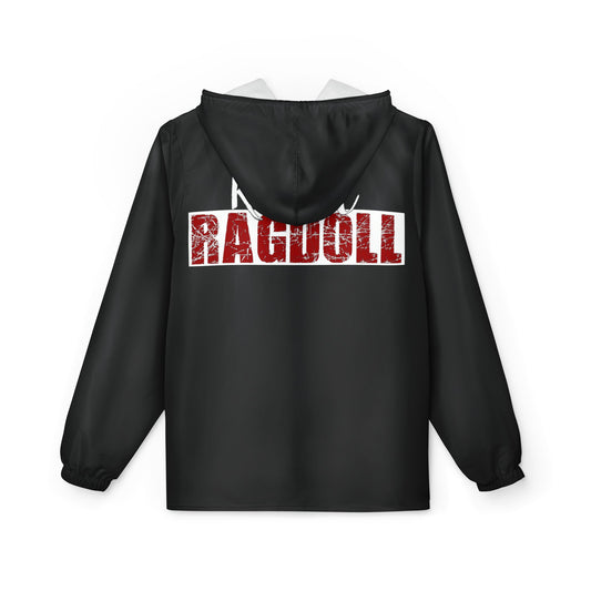 Rebel Ragdoll LOGO Windbreaker Jacket (Red & White)