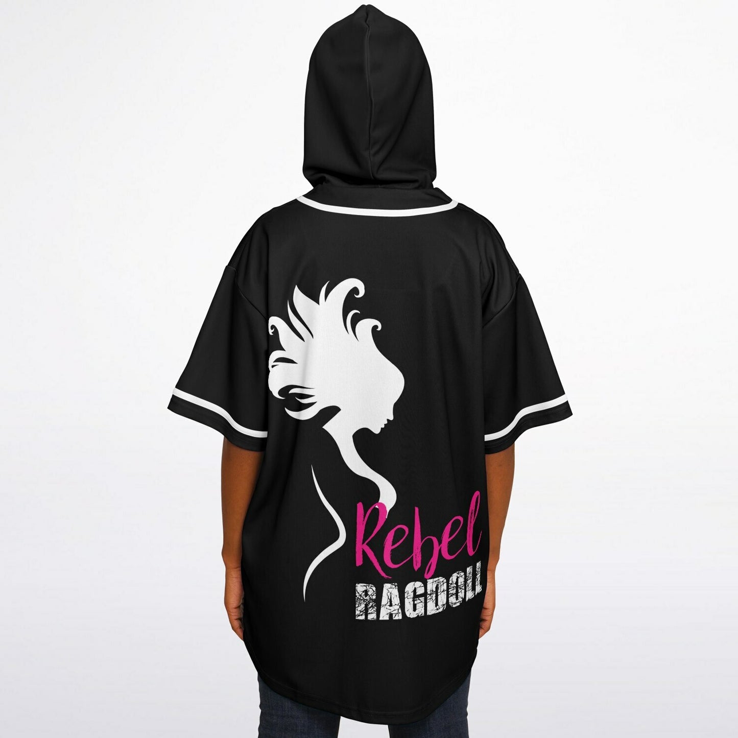 Rebel Ragdoll ICON Hooded Baseball Jersey