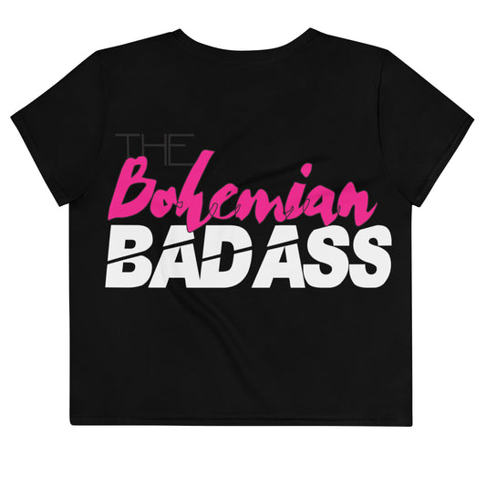 B-Badass Crop Tee (w/ Logo Back Print)