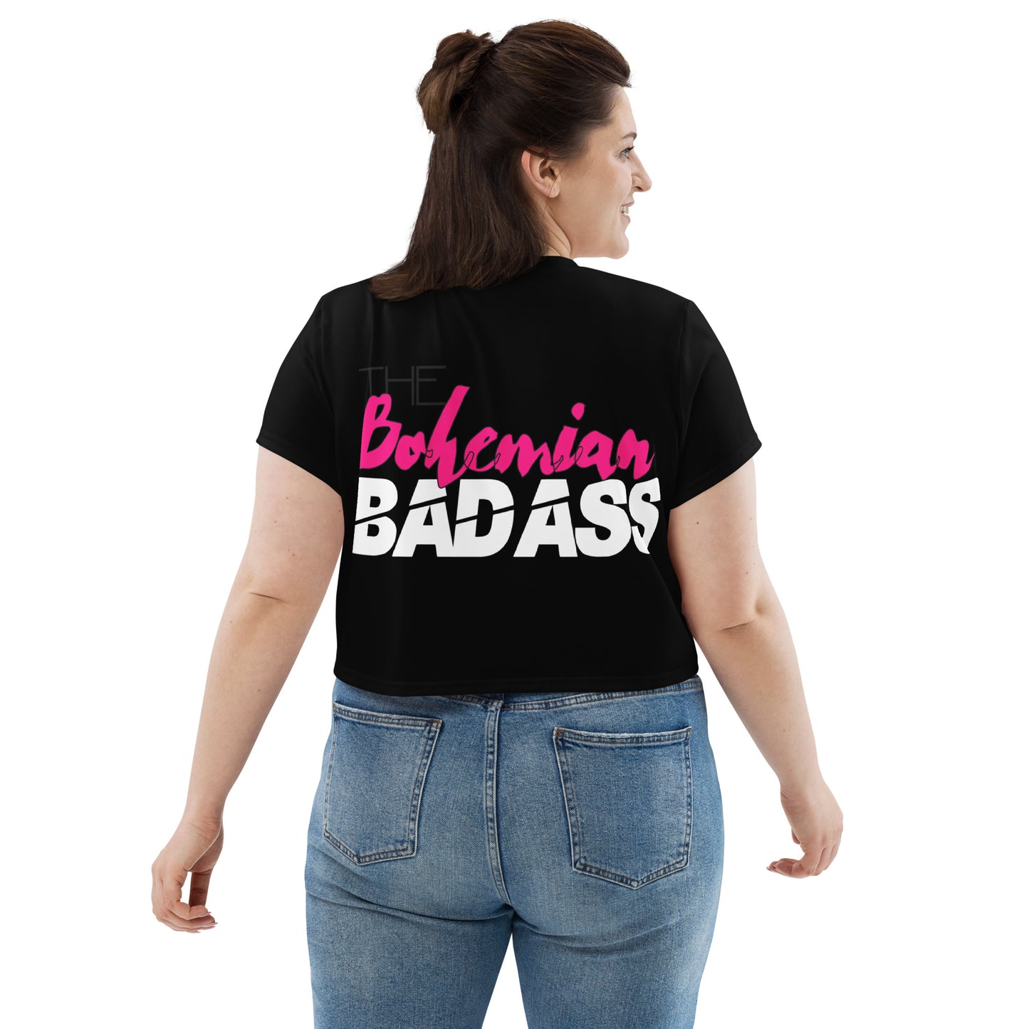 B-Badass Crop Tee (w/ Logo Back Print)