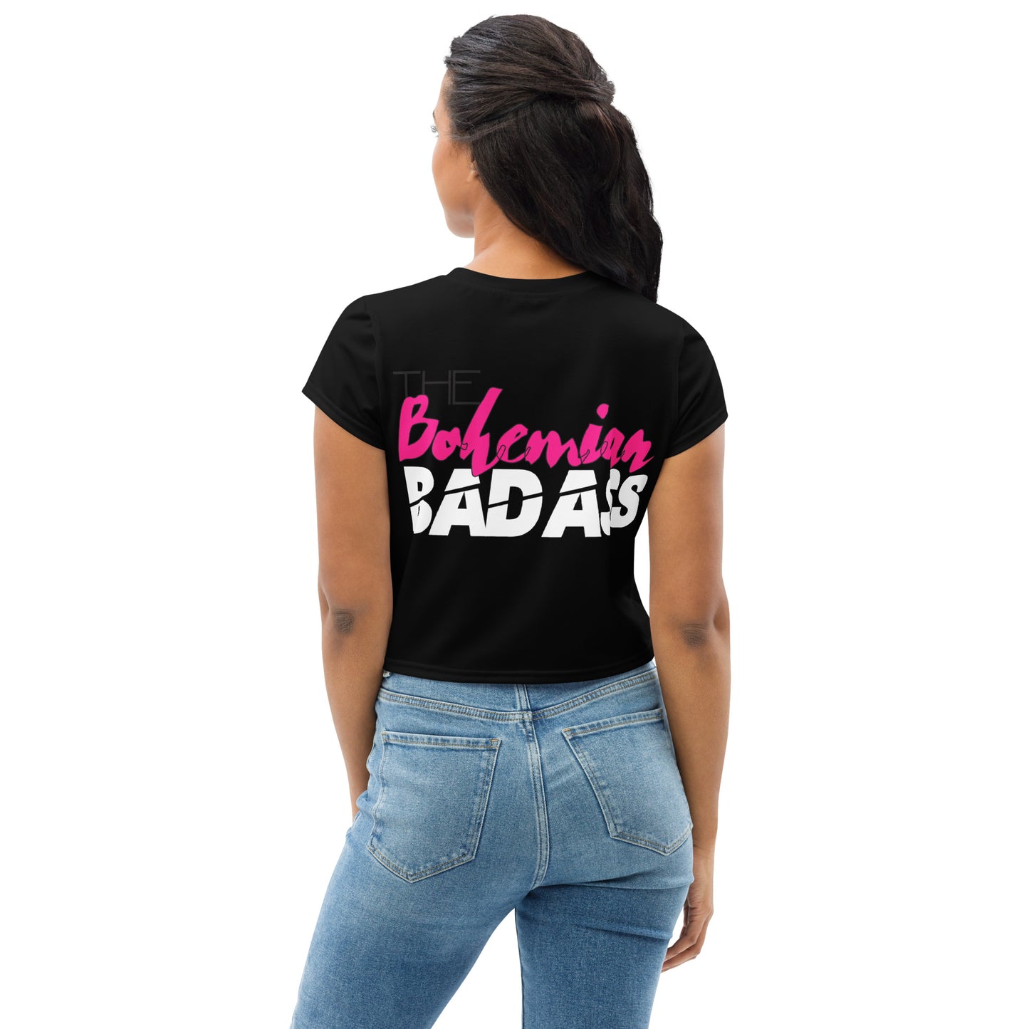 B-Badass Crop Tee (w/ Logo Back Print)