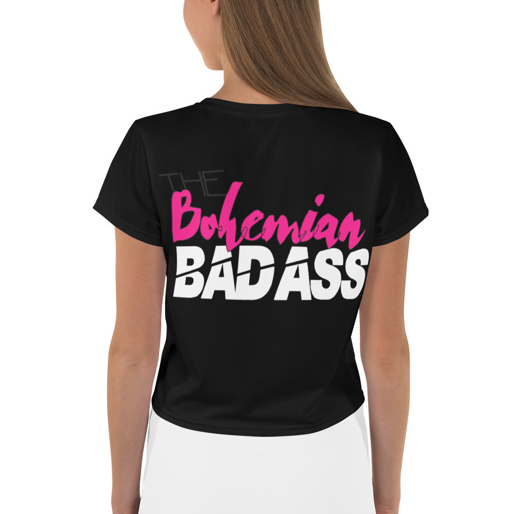 B-Badass Crop Tee (w/ Logo Back Print)