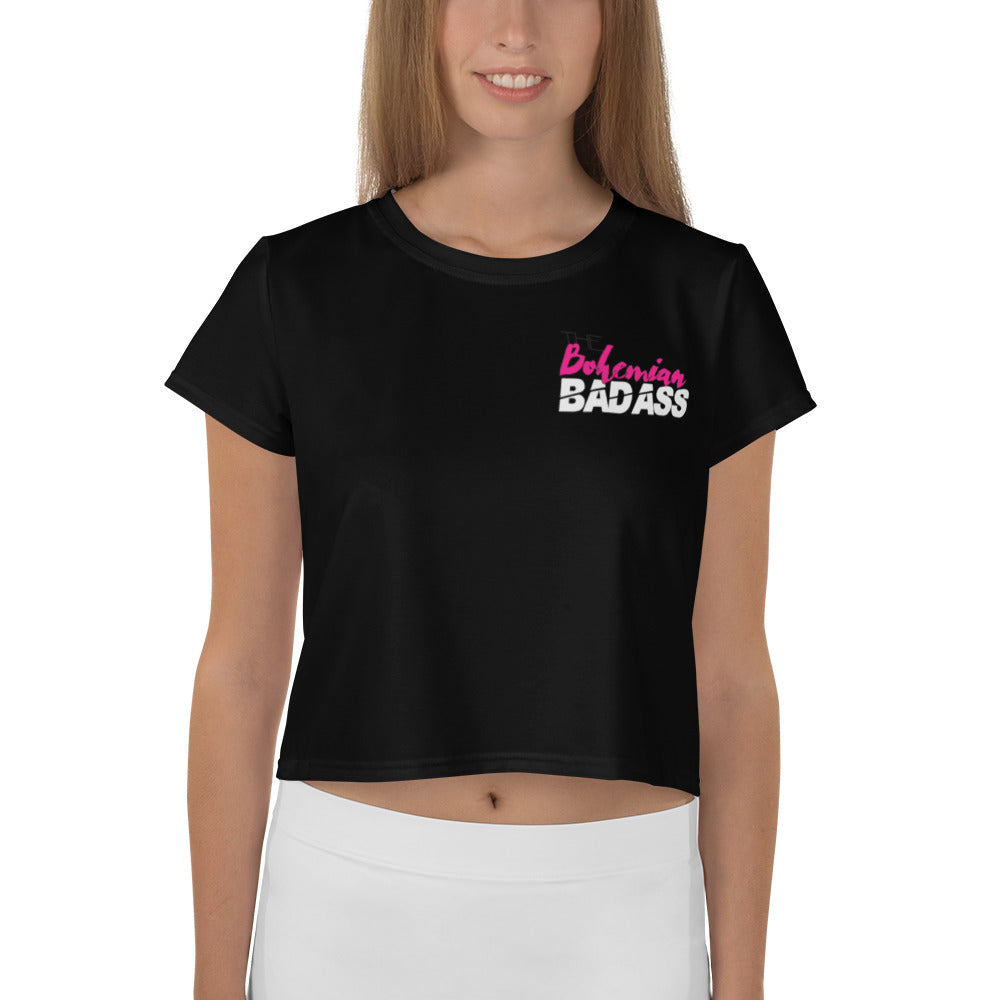 B-Badass Crop Tee (w/ Logo Back Print)