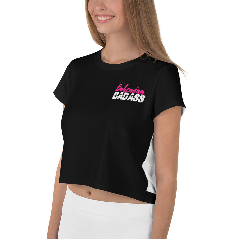 B-Badass Crop Tee (w/ Character Back Print)