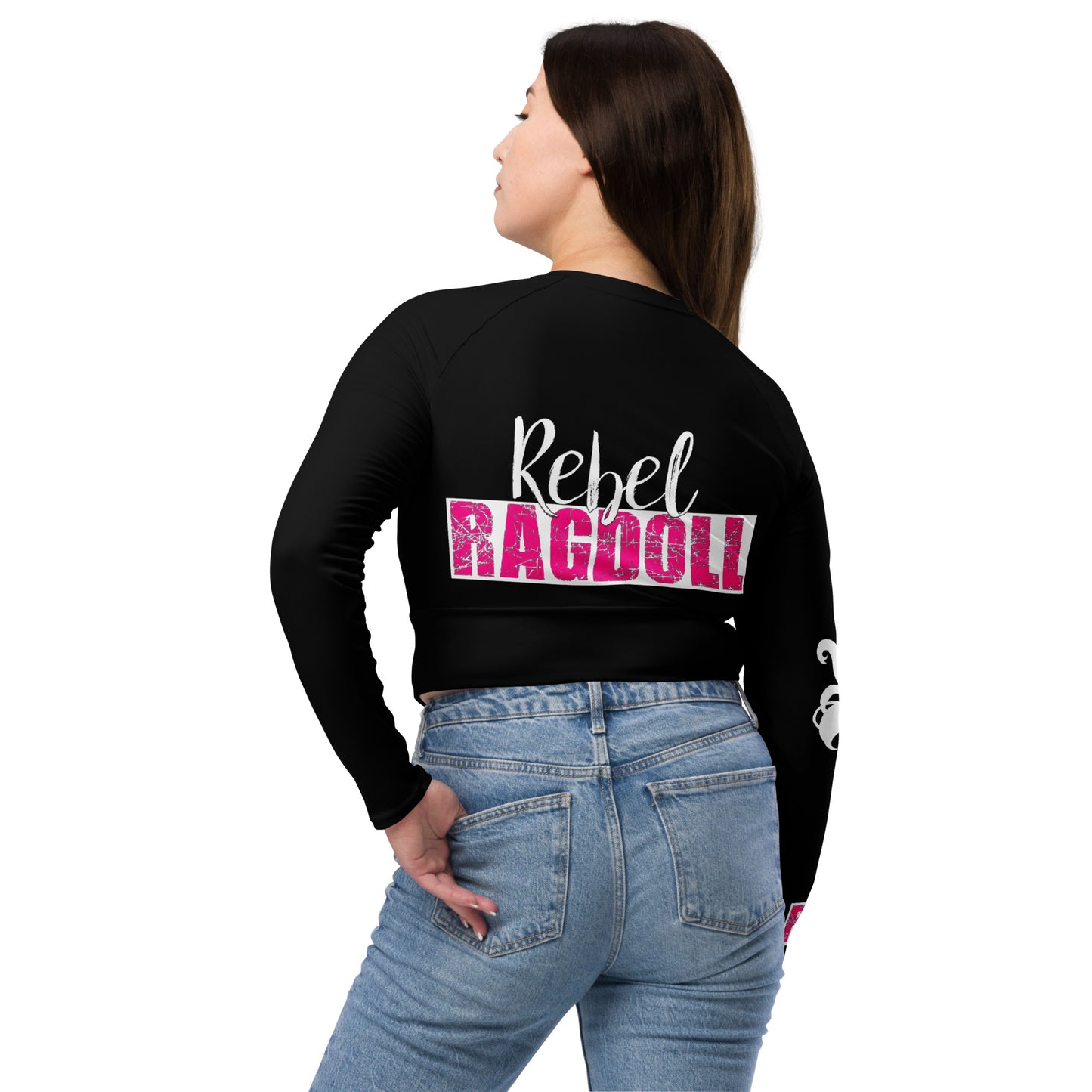 Rebel Ragdoll ICON Long-Sleeve Crop Top