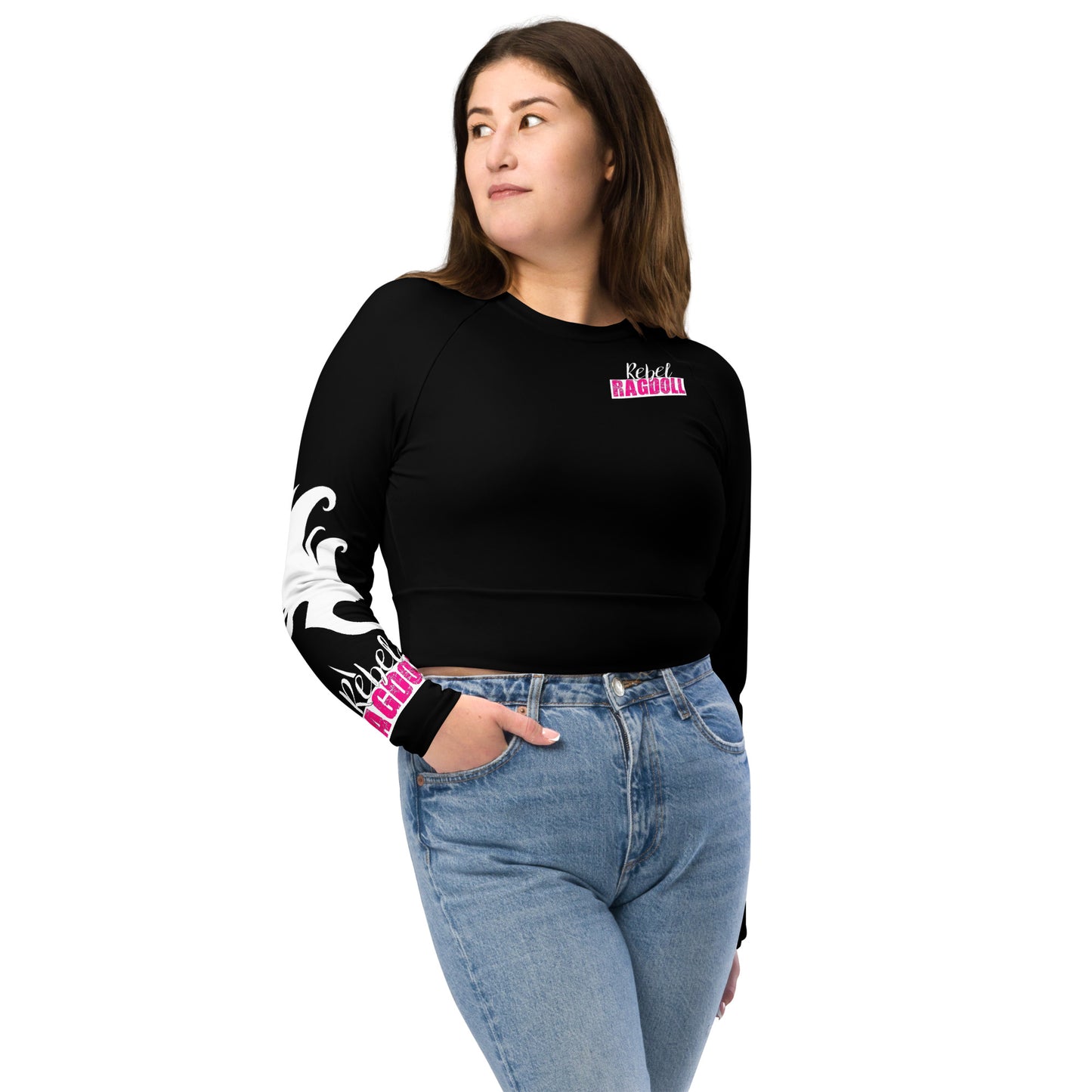 Rebel Ragdoll ICON Long-Sleeve Crop Top