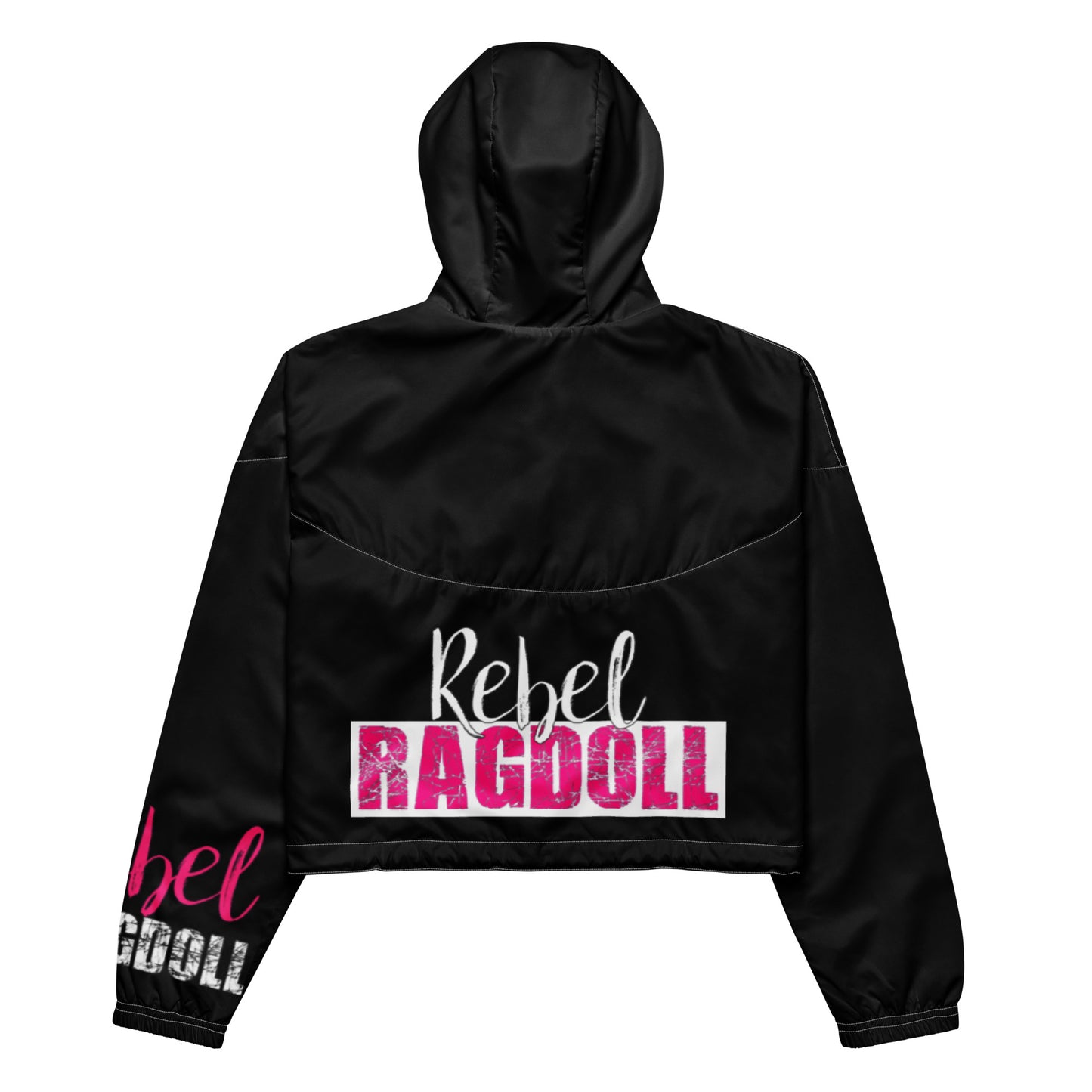 Rebel Ragdoll ICON Women’s Cropped Windbreaker