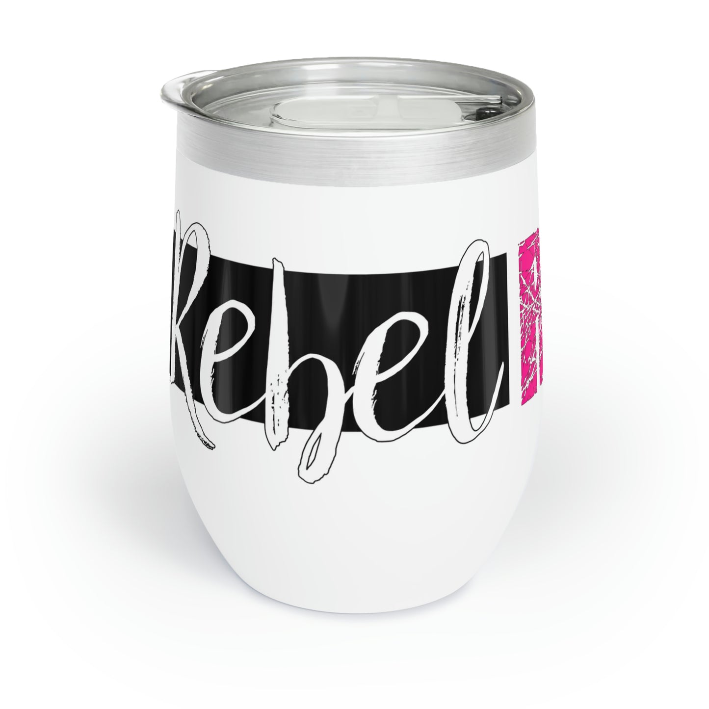 Rebel Ragdoll Chill Wine Tumbler (Pink & White)