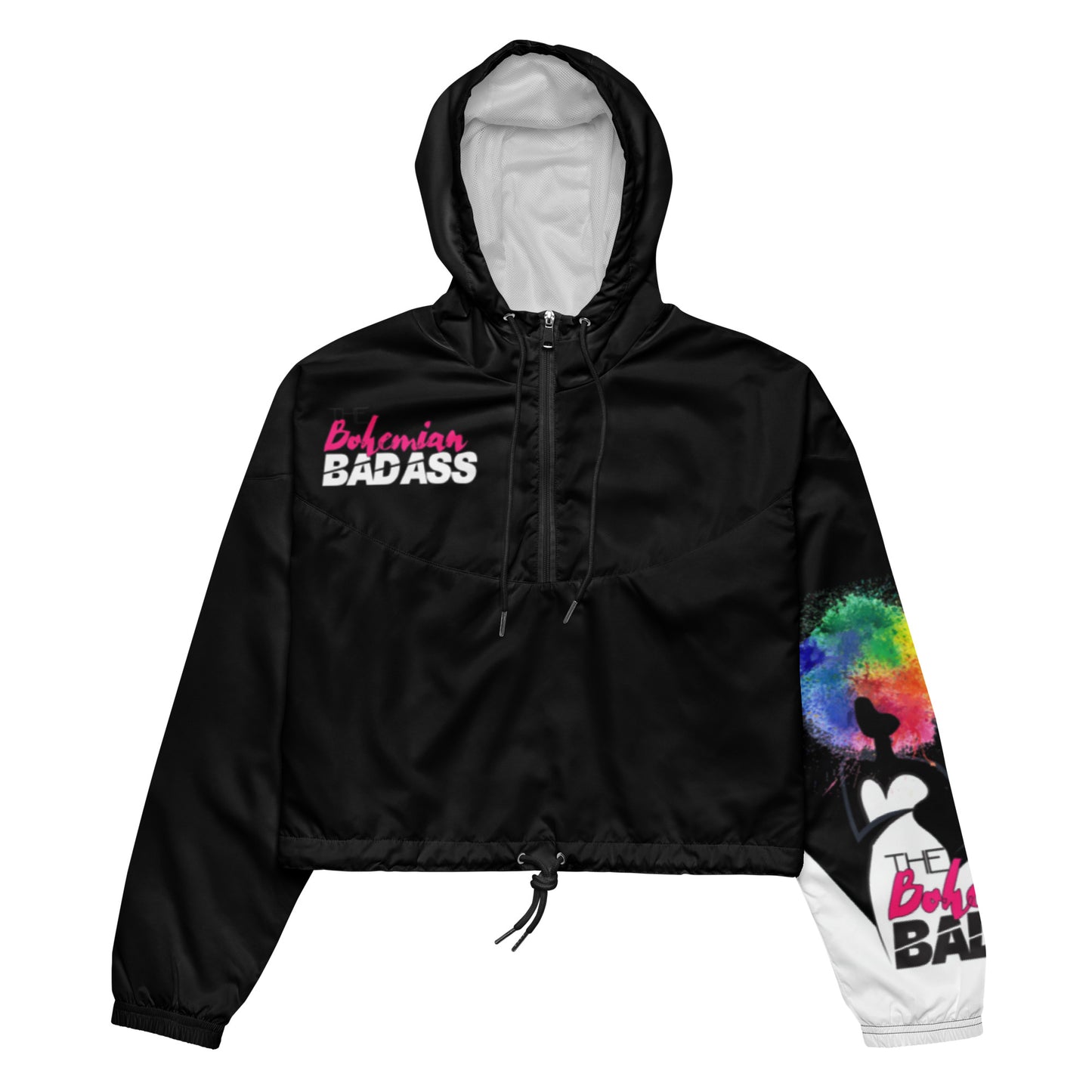 B-Badass Women’s Cropped Windbreaker