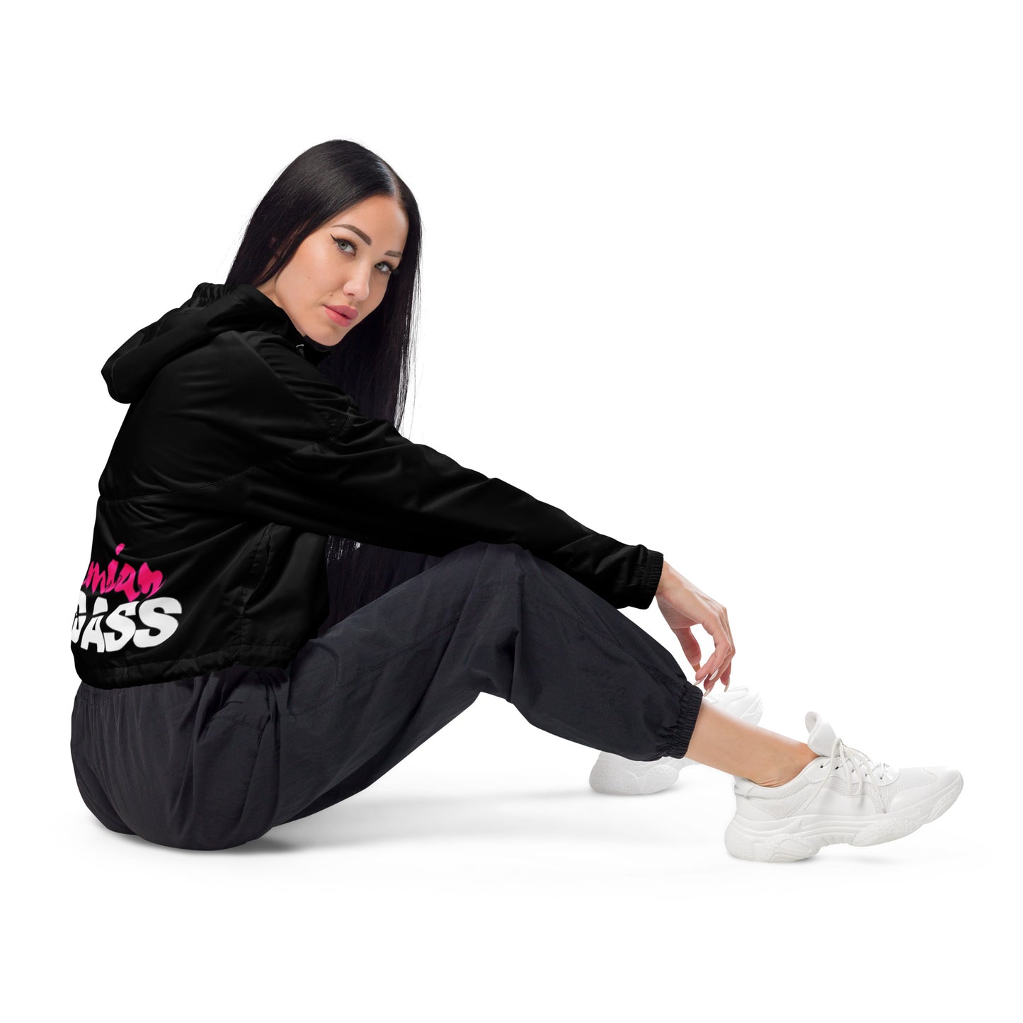 B-Badass Women’s Cropped Windbreaker