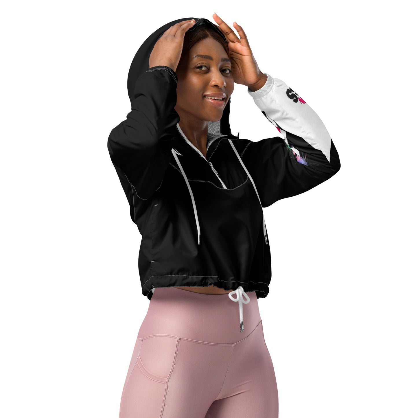 B-Badass Women’s Cropped Windbreaker