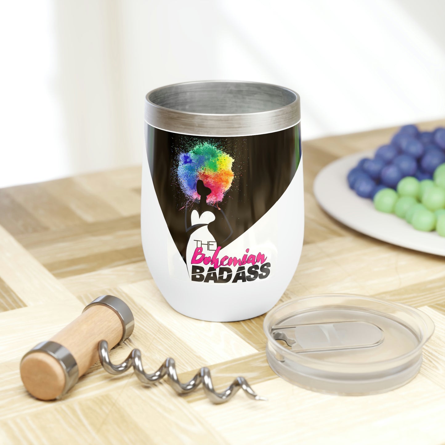 B-Badass Chill Wine Tumbler (Afro Diva)