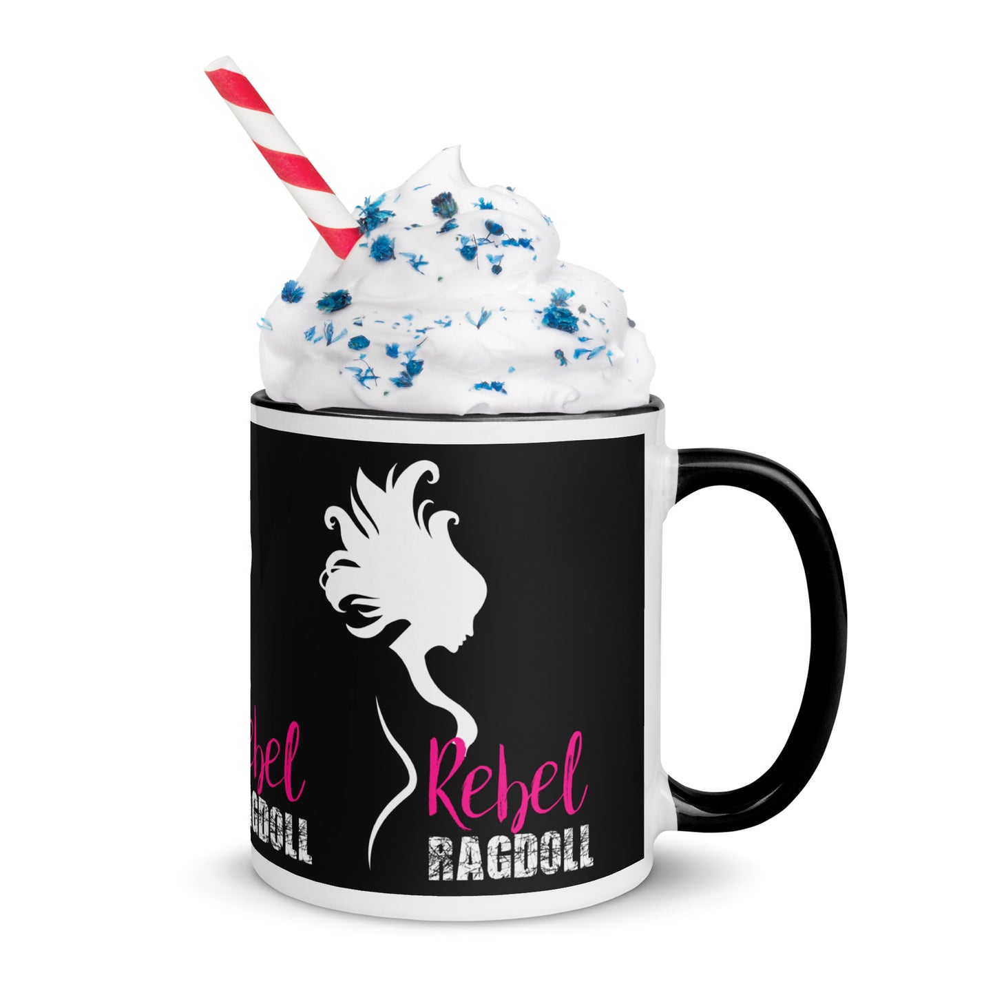 Rebel Ragdoll ICON Mug (Pink & White)